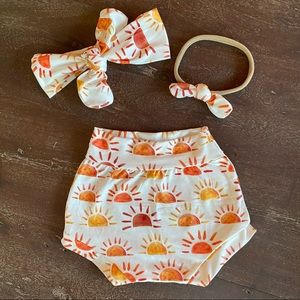 You are my Sunshine - Bummies & Bow Set!